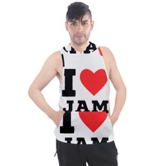 I Love Jam Men s Sleeveless Hoodie by ilovewhateva