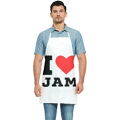 I Love Jam Kitchen Apron by ilovewhateva