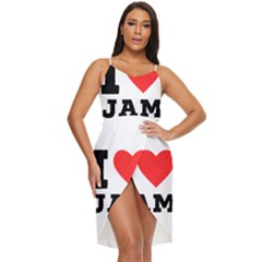 I Love Jam Tulip Hem Mini Chiffon Dress by ilovewhateva