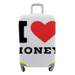 I Love Honey Luggage Cover (small) by ilovewhateva