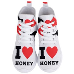 I Love Honey Women s Lightweight High Top Sneakers by ilovewhateva