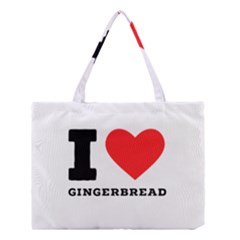 I Love Gingerbread Medium Tote Bag by ilovewhateva