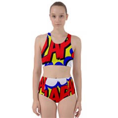 Zap Comic Book Fight Racer Back Bikini Set by 99art