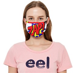 Zap Comic Book Fight Cloth Face Mask (adult) by 99art