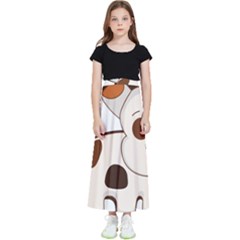 Animation-dog-cute-cartoon-drawing Kids  Flared Maxi Skirt by 99art