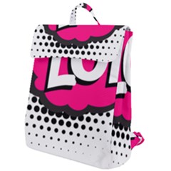 Lol-acronym-laugh-out-loud-laughing Flap Top Backpack by 99art