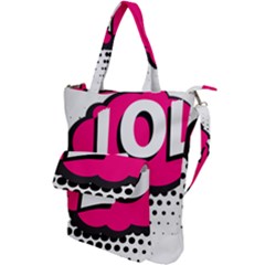 Lol-acronym-laugh-out-loud-laughing Shoulder Tote Bag by 99art