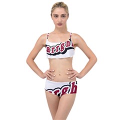 Comic-text-frustration-bother Layered Top Bikini Set by 99art