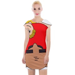 Comic-characters-grandfather Cap Sleeve Bodycon Dress by 99art