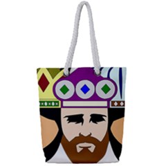 Comic-characters-eastern-magi-sages Full Print Rope Handle Tote (small) by 99art