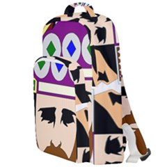 Comic-characters-eastern-magi-sages Double Compartment Backpack by 99art