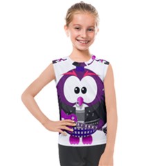 Bird-music-animation-animal Kids  Mesh Tank Top by 99art