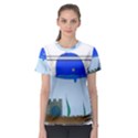 Wal-fish-small-world-lake-sea Women s Sport Mesh Tee View1