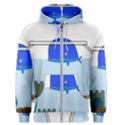 Wal-fish-small-world-lake-sea Men s Zipper Hoodie View1