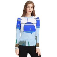 Wal-fish-small-world-lake-sea Women s Long Sleeve Rash Guard by 99art