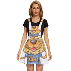 Animation-lion-animals-king-cool Apron Dress by 99art