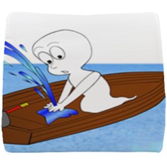 Spirit-boat-funny-comic-graphic Seat Cushion by 99art