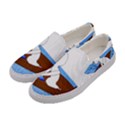 Spirit-boat-funny-comic-graphic Women s Canvas Slip Ons View2