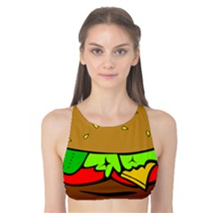 Hamburger-cheeseburger-fast-food Tank Bikini Top