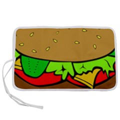 Hamburger-cheeseburger-fast-food Pen Storage Case (M)