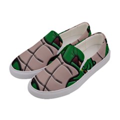 Amphibian-animal-cartoon-reptile Women s Canvas Slip Ons by 99art