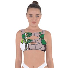 Amphibian-animal-cartoon-reptile Bandaged Up Bikini Top