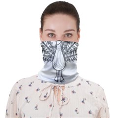 Peacock-plumage-display-bird Face Covering Bandana (adult)