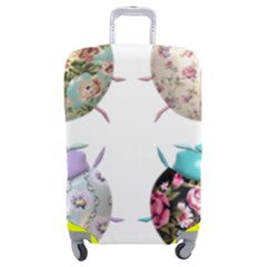 Ladybug-flower-pattern-shabby-chic Luggage Cover (Medium)