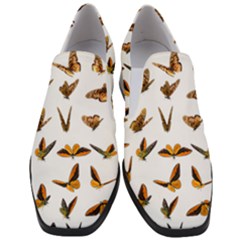 Butterfly Butterflies Insect Swarm Women Slip On Heel Loafers