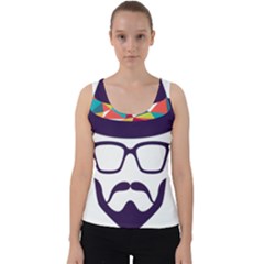 Party Hat Cartoon Velvet Tank Top by 99art