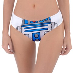 Technology-clip-art-r2d2 Reversible Classic Bikini Bottoms by 99art