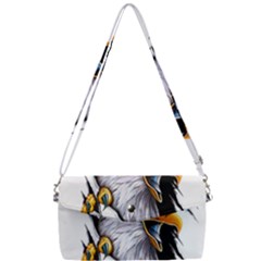 Eagle Removable Strap Clutch Bag by 99art