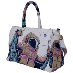 Drawing-astronaut Duffel Travel Bag by 99art