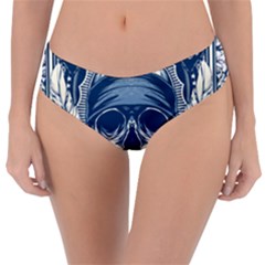 Skull Drawing Reversible Classic Bikini Bottoms by 99art