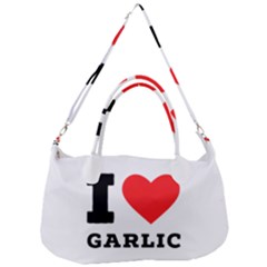 I Love Garlic Removable Strap Handbag by ilovewhateva