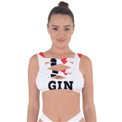 I Love Gin Bandaged Up Bikini Top by ilovewhateva