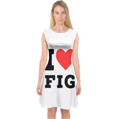 I Love Fig  Capsleeve Midi Dress by ilovewhateva