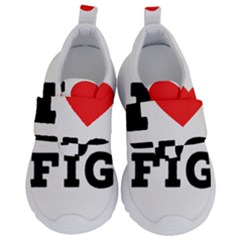 I Love Fig  Kids  Velcro No Lace Shoes by ilovewhateva