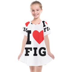 I Love Fig  Kids  Smock Dress by ilovewhateva