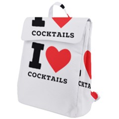 I Love Cocktails  Flap Top Backpack by ilovewhateva