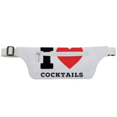 I Love Cocktails  Active Waist Bag by ilovewhateva