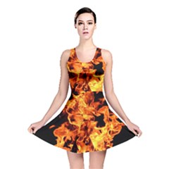 Live Coals Reversible Skater Dress by artworkshop