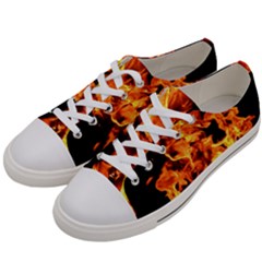 Live Coals Men s Low Top Canvas Sneakers by artworkshop