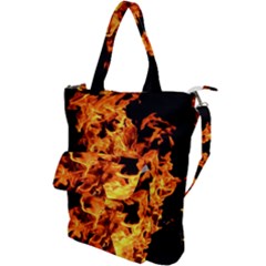 Live Coals Shoulder Tote Bag by artworkshop