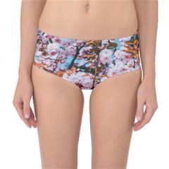 Nature Beautiful Rainbow Mid-waist Bikini Bottoms