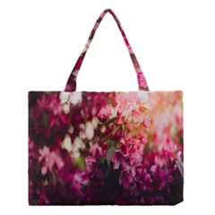 Pink Flower Medium Tote Bag