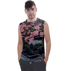 Pink Peony  Flower Men s Regular Tank Top by artworkshop