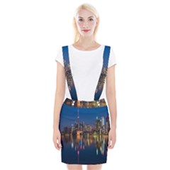 Seaside River Braces Suspender Skirt by artworkshop