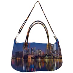 Seaside River Removable Strap Handbag by artworkshop