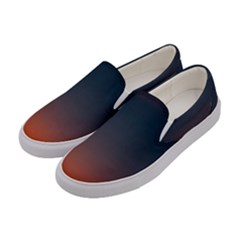 Sky Gradient Women s Canvas Slip Ons by artworkshop